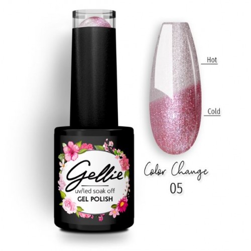 Gellie Ημιμόνιμο Βερνίκι Νυχιών Color Change 05 ,10ml