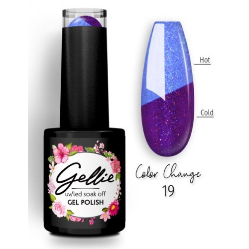 Gellie Ημιμόνιμο Βερνίκι Νυχιών Color Change 19 ,10ml