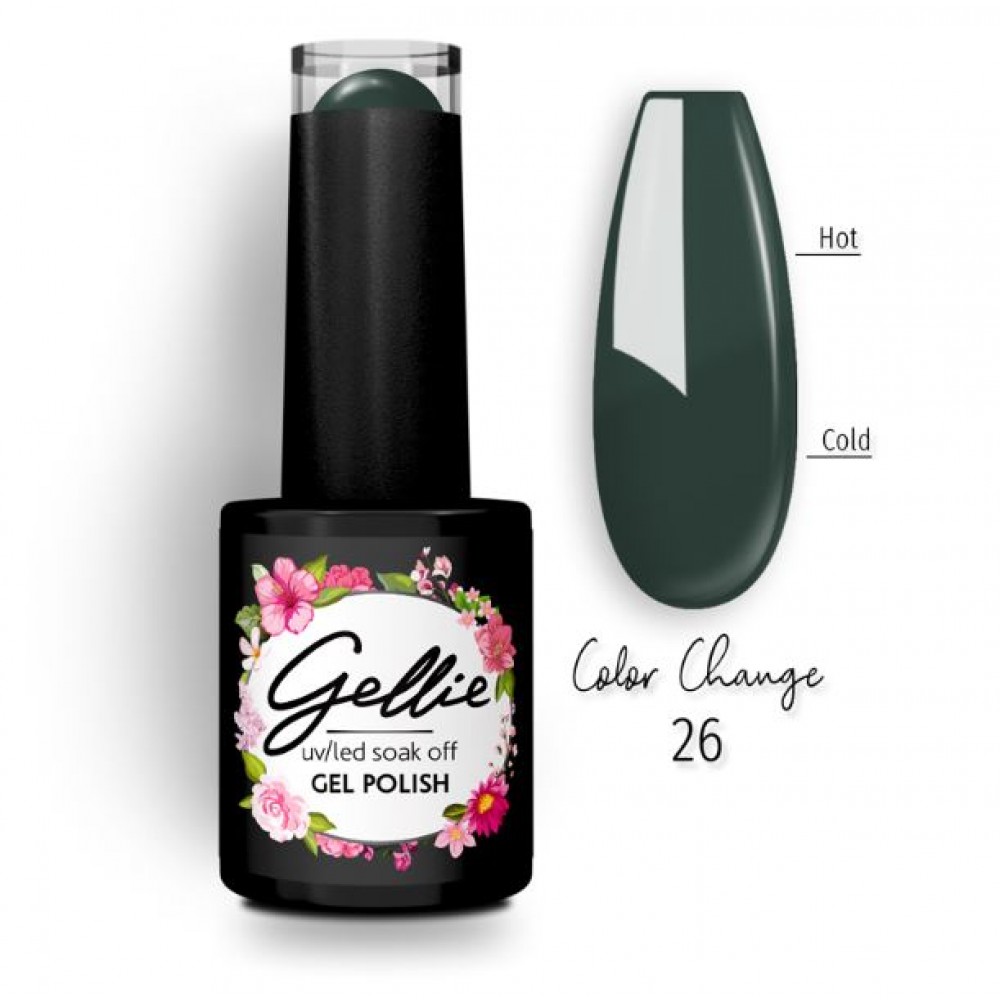 Gellie Ημιμόνιμο Βερνίκι Νυχιών Color Change 26 ,10ml