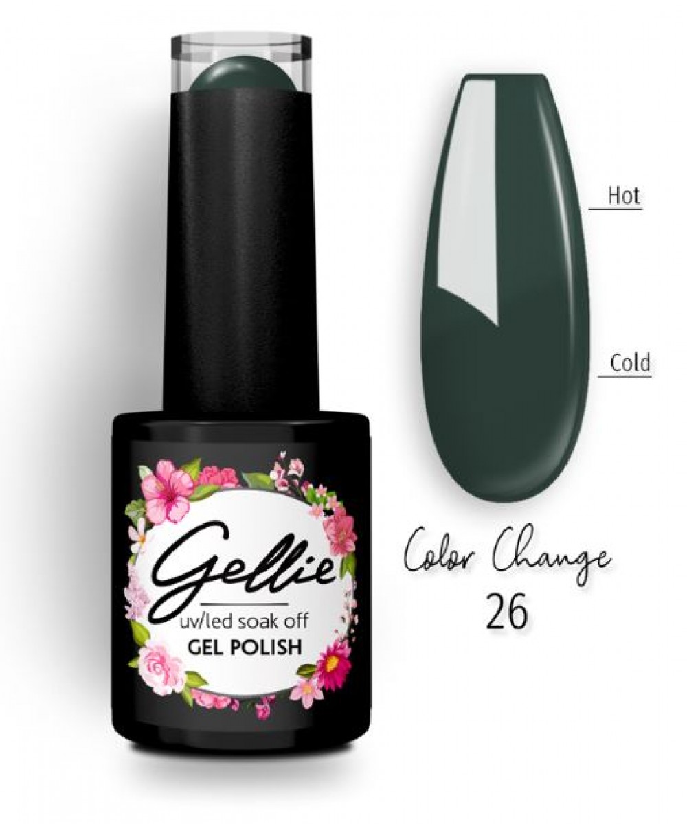 Gellie Ημιμόνιμο Βερνίκι Νυχιών Color Change 26 ,10ml