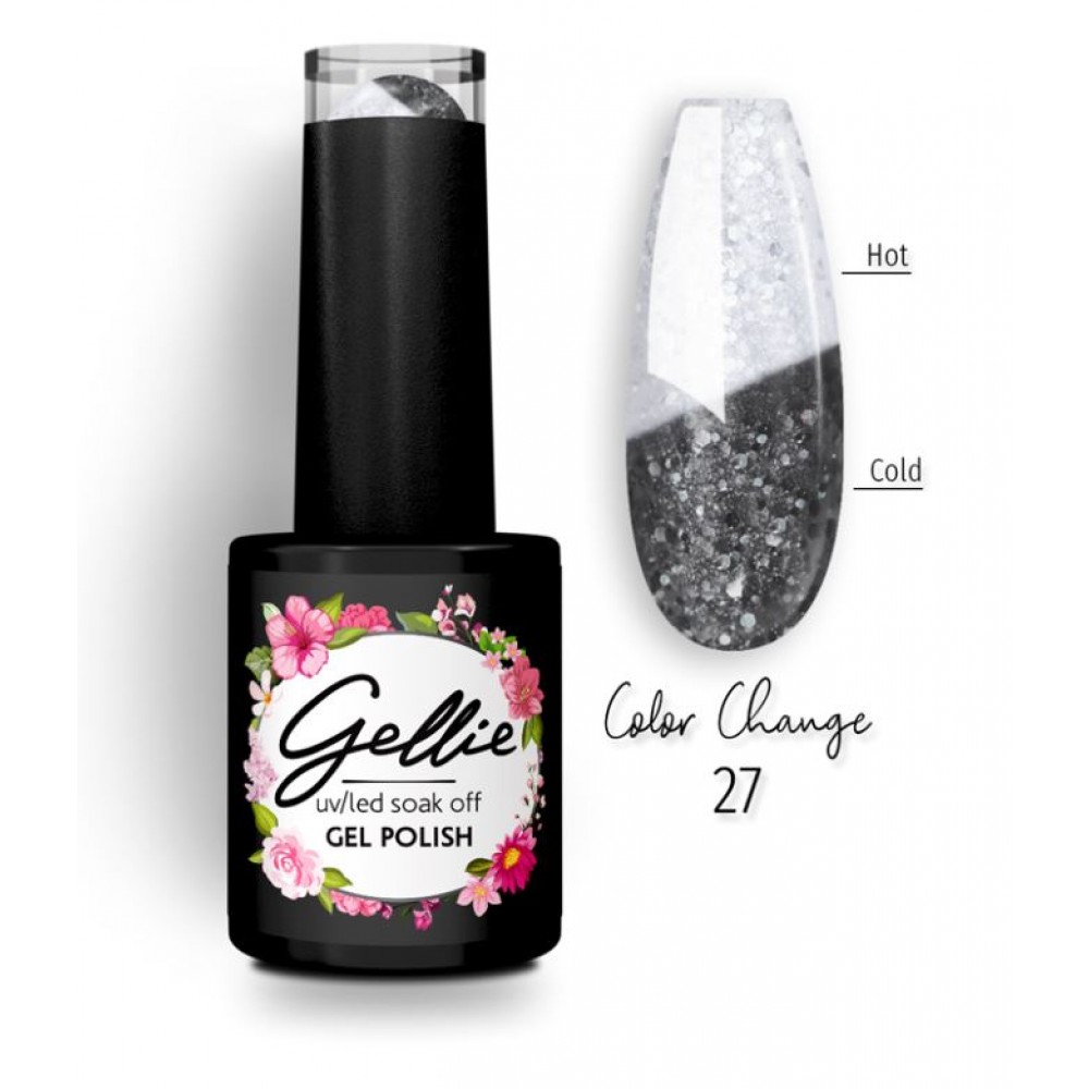 Gellie Ημιμόνιμο Βερνίκι Νυχιών Color Change 27 ,10ml