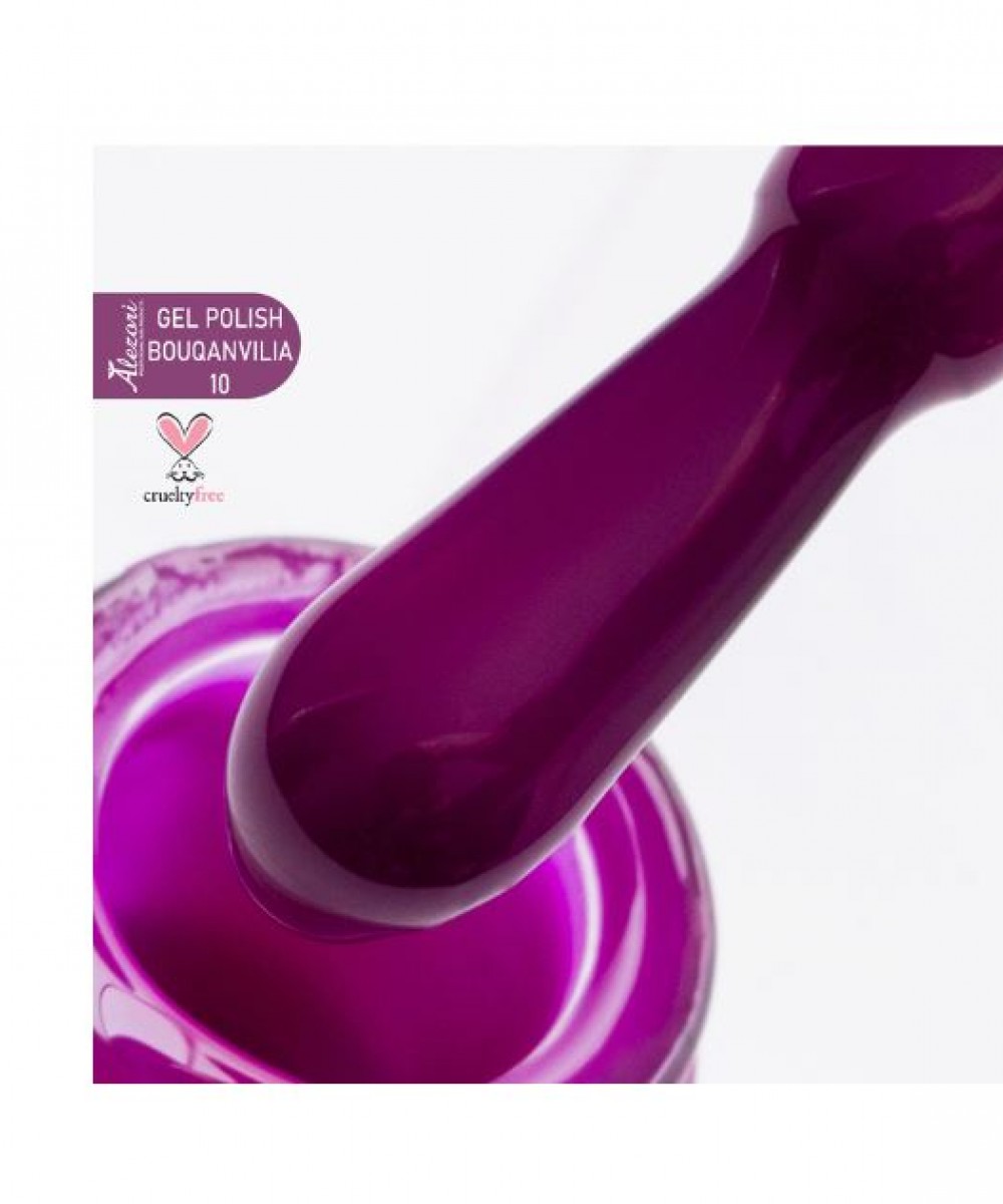 Alezori Ημιμόνιμο Βερνίκι Νυχιών Gel Polish Bouqanvilia 10 (№221) ,15ml