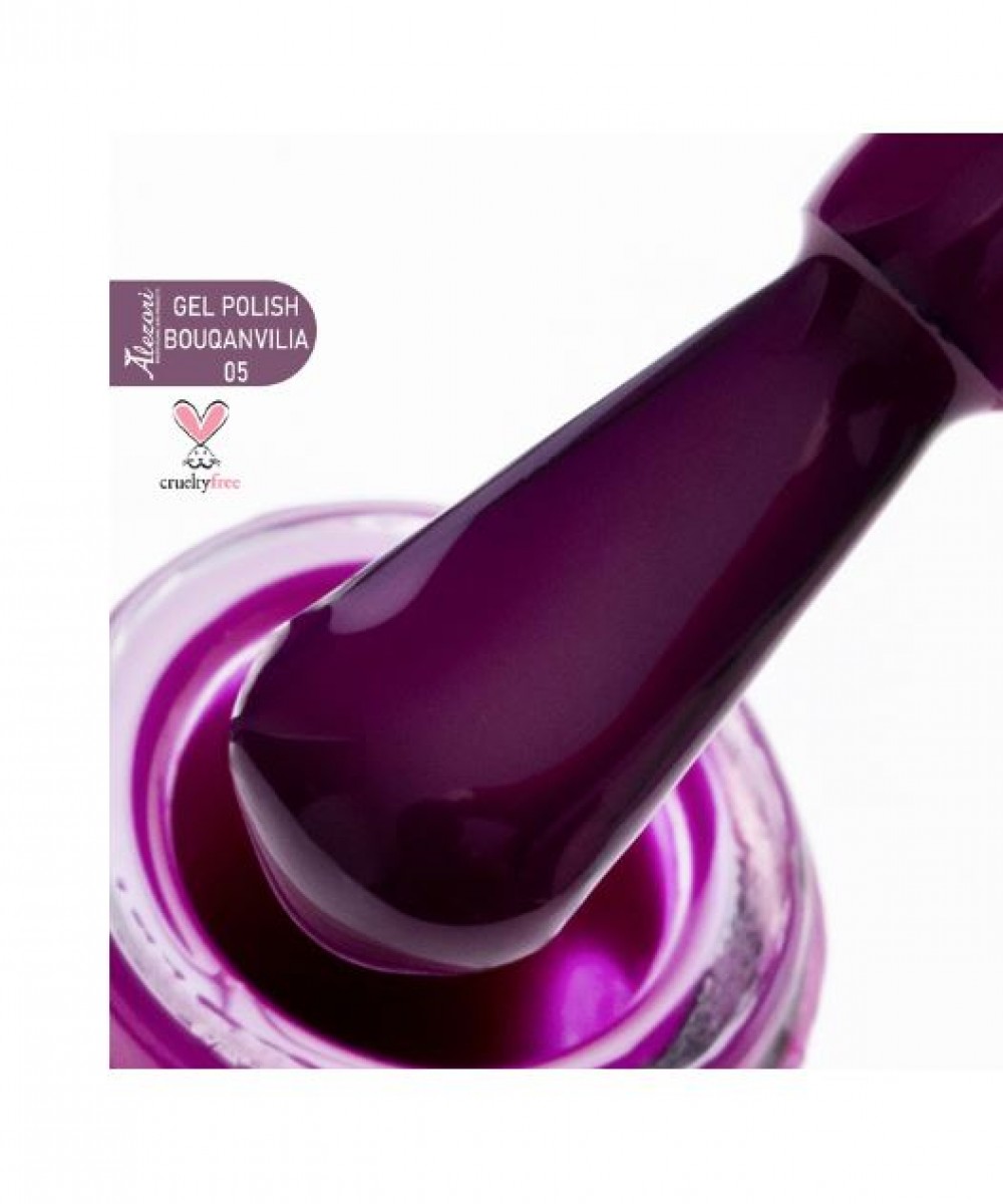 Alezori Ημιμόνιμο Βερνίκι Νυχιών Gel Polish  Bouqanvilia 05 (№515) , 15ml