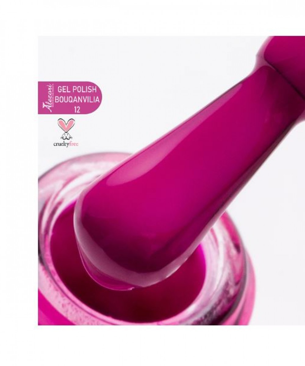 Alezori Ημιμόνιμο Βερνίκι Νυχιών Gel Polish Bouqanvilia 12 (№516) ,15ml *