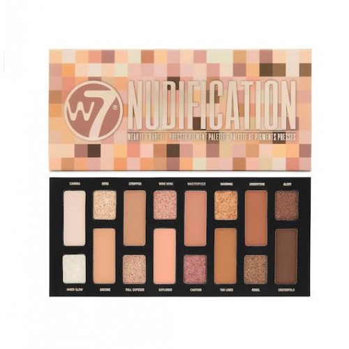 W7 Nudification Pressed Pigment Palette