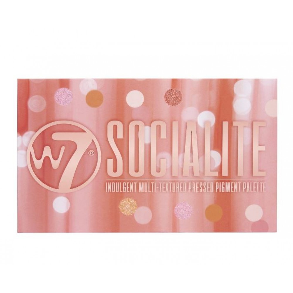 W7 Socialite Pressed Pigment Palette