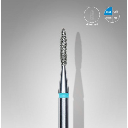 St Staleks Pro Φρέζα Επωνυχίων Flame Mπλε 1,6mm/8mm FA11B016/8
