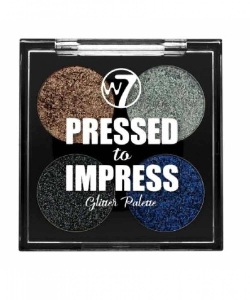 W7 Pressed To Impress Glitter Palette Style Icon