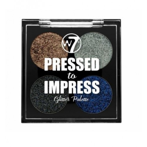 W7 Pressed To Impress Glitter Palette Style Icon