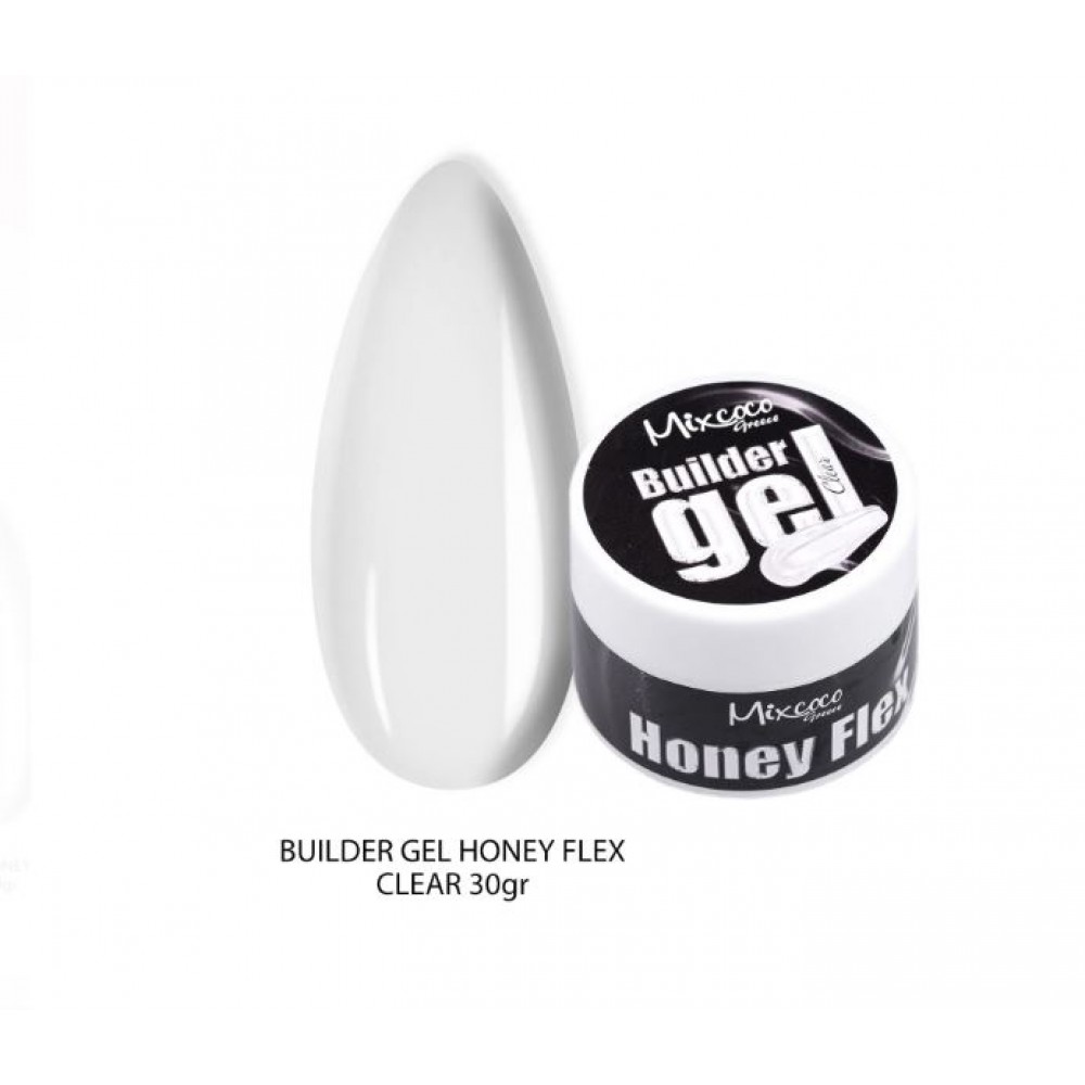 Mixcoco Builder Gel Honey Flex Clear 30ml