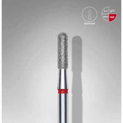 St Staleks Pro Φρέζα Επωνυχίων Kυλινδρική Κόκκινη 2,3mm/8mm FA30R023/8