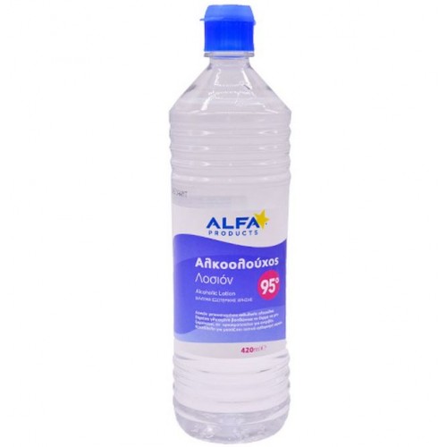 Alfa Αλκοολούχος Λοσιόν (Οινόπνευμα) 95° 420ml