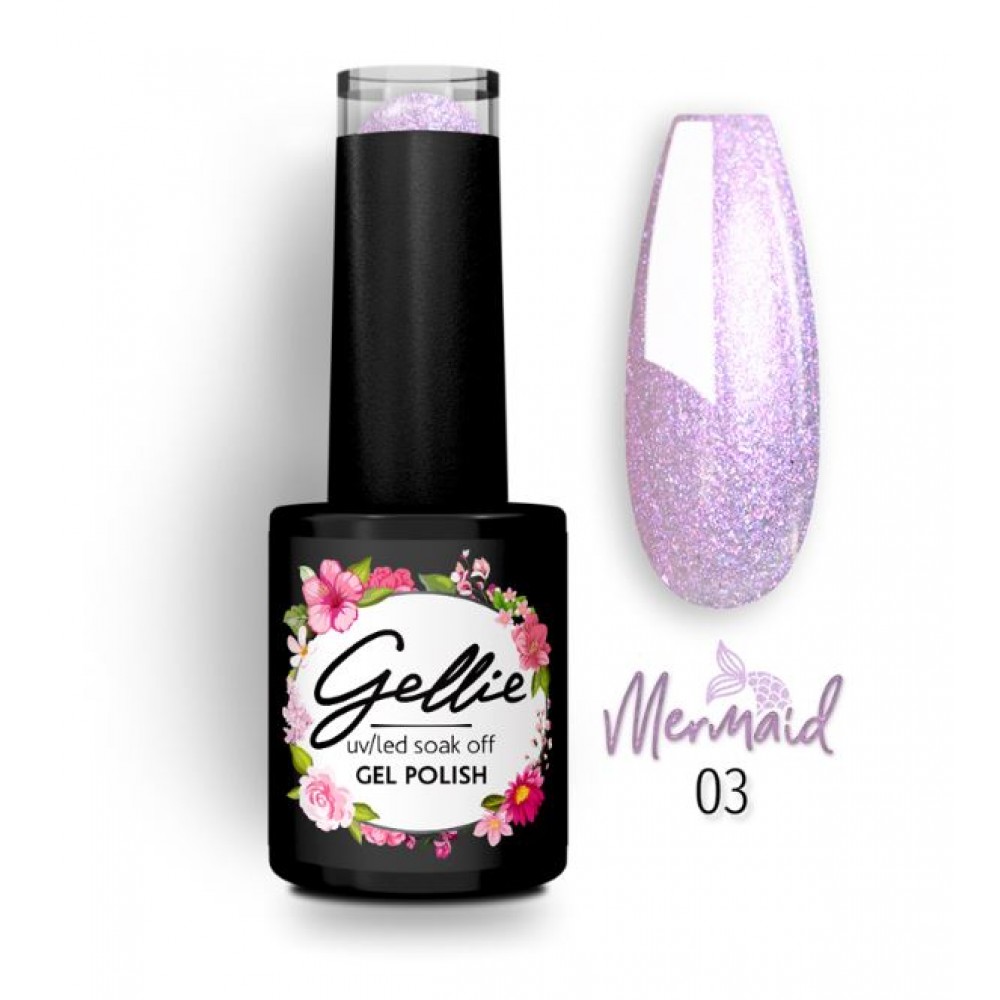 Gellie Ημιμόνιμο Βερνίκι Mermaid Colour 03, 10ml