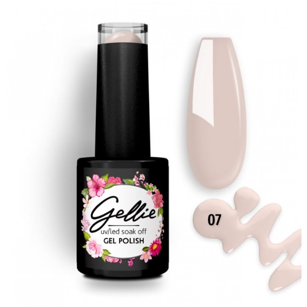 Gellie Ημιμόνιμο Βερνίκι Νυχιών Soft Cream 07, 10ml