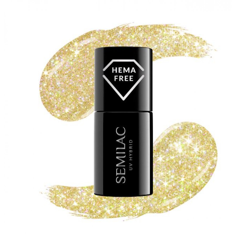 Semilac Ημιμόνιμο Βερνίκι Νυχιών 244 Sunbaked Yellow 7ml *