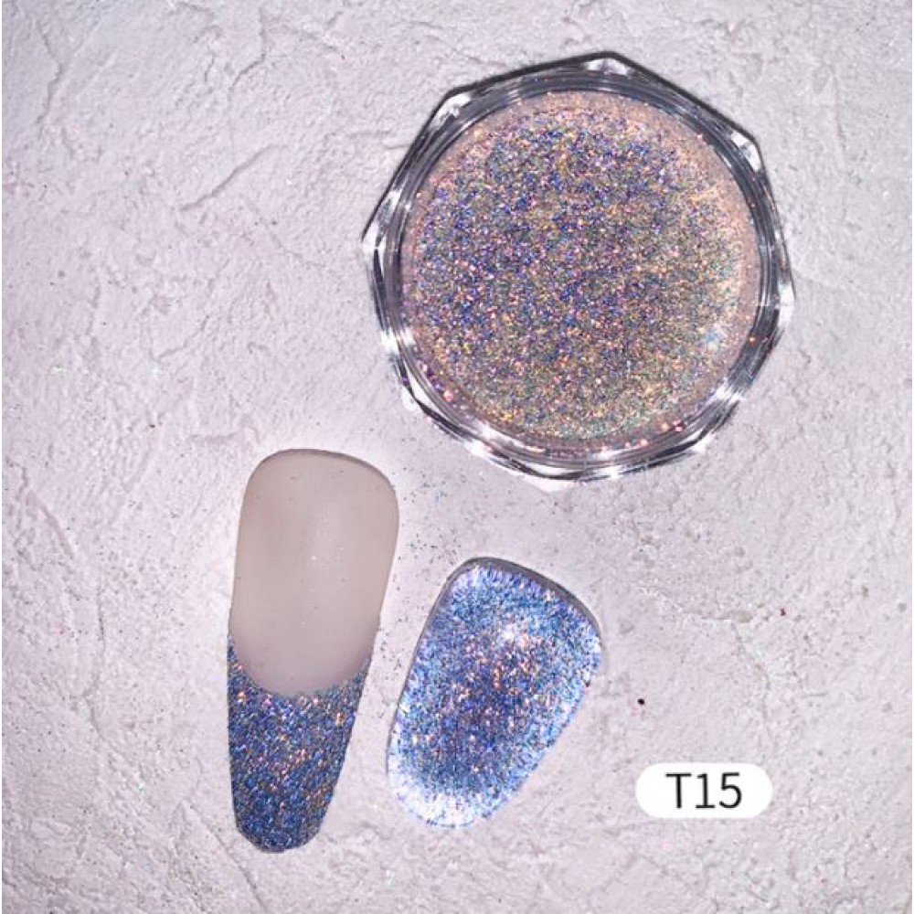 J.K Polarizing Glitter Powder 15 (022908)