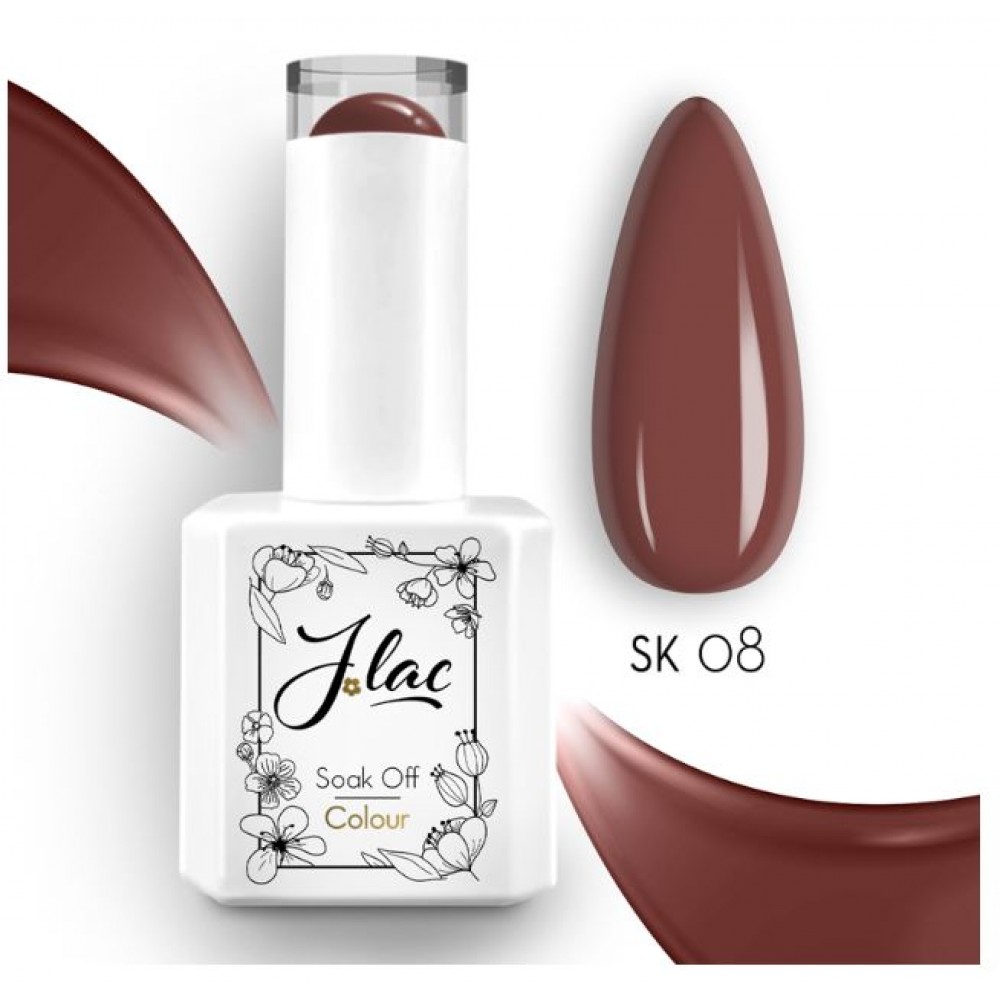Jlac Ημιμόνιμο Βερνίκι Νυχιών Skin 08, 15ml