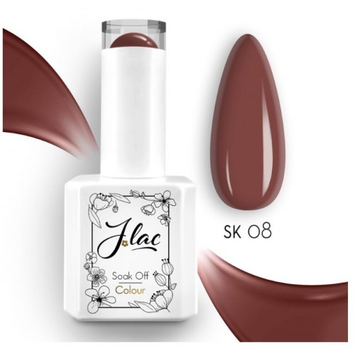 Jlac Ημιμόνιμο Βερνίκι Νυχιών Skin 08, 15ml