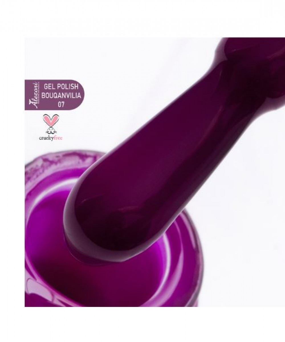 Alezori Ημιμόνιμο Βερνίκι Νυχιών Gel Polish Bouqanvilla 07 ,15ml. *