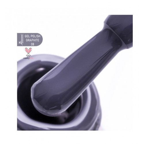Alezori Ημιμόνιμο Βερνίκι Νυχιών Gel Polish Graphite 08 ,15ml.