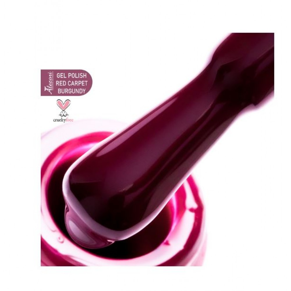 Alezori Ημιμόνιμο Βερνίκι Νυχιών Gel Polish Red Carpet Burgundy ,15ml