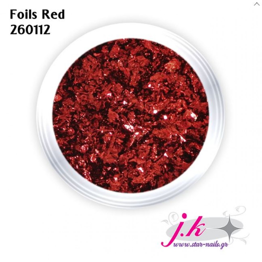 J.K Soft Foils Pot Red (260112)