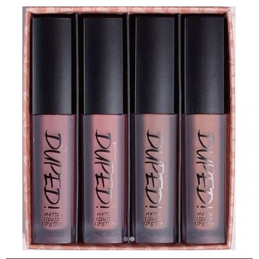 W7 Matte Liquid Lipstic Nice Nudes 4x2ml