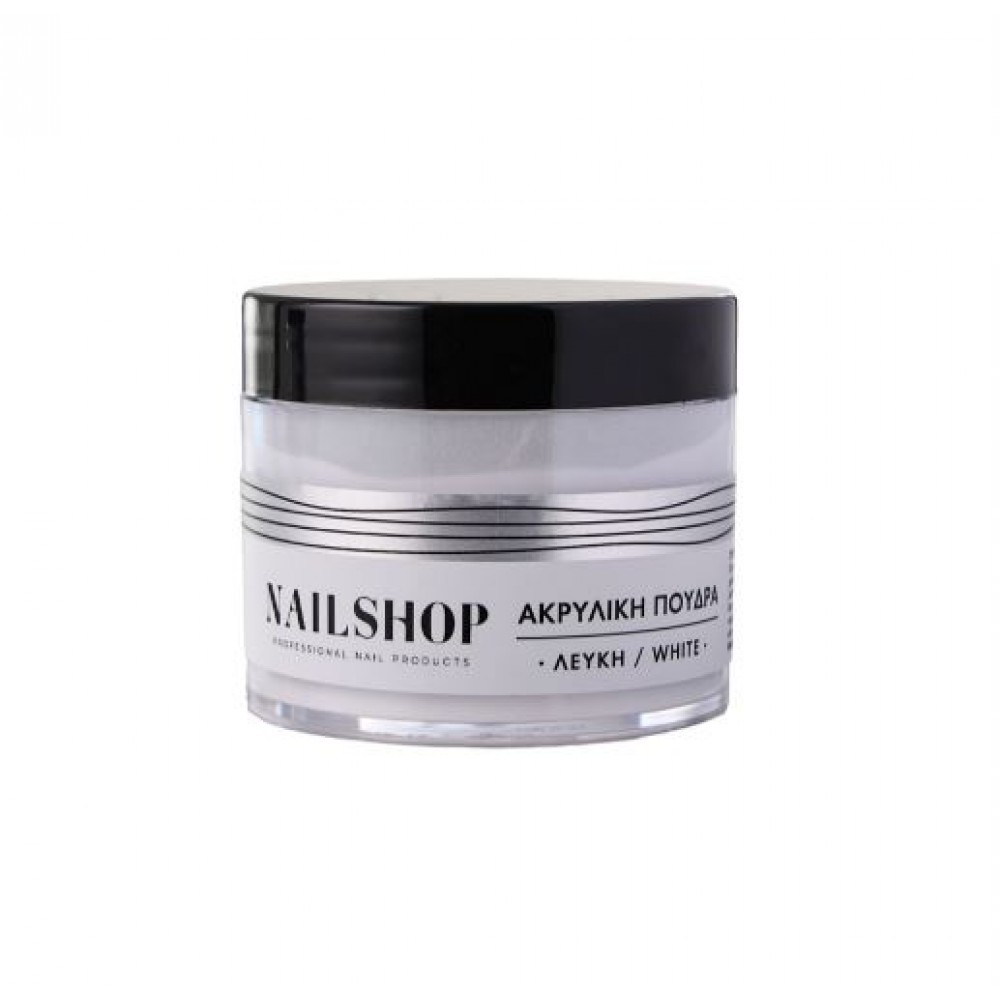 Nailshop Ακρυλική Σκόνη Λευκή/White 45gr