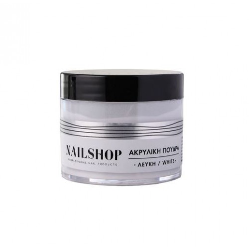 Nailshop Ακρυλική Σκόνη Λευκή/White 45gr