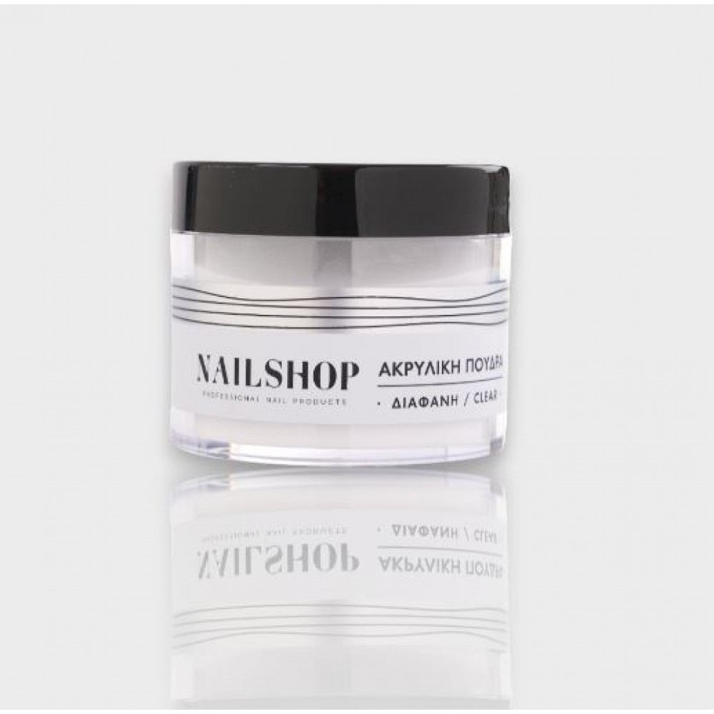 Nailshop Ακρυλική Σκόνη Διάφανη/Clear 45gr