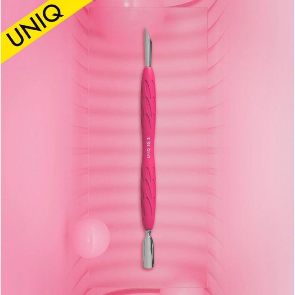 St Staleks Pro Uniq Manicure Pusher With Silicone Handle  (PQ-10/2)