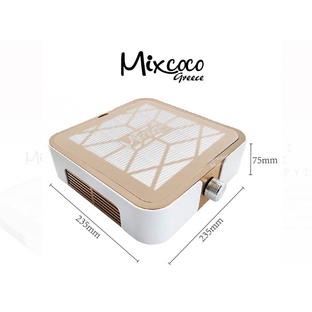 Mixcoco Απορροφητήρας Επαγγελματικός 60W  Xρυσός