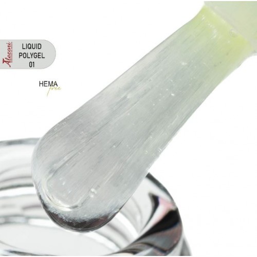 Alezori Liquid Polygel Clear Hema Free 01  ,15ml