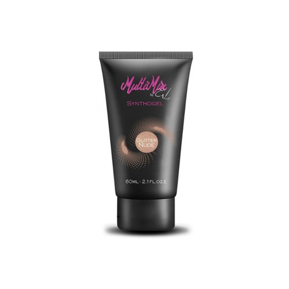 Gel It Up  Multimix Synthogel (Polygel) Glitter Nude ,60ml