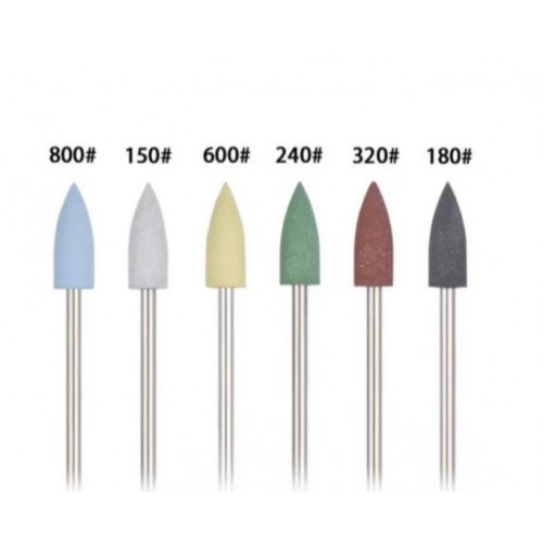 Woww Φρεζάκι Buffer Σιλικόνης Κωνικό Ροζ 320 grit