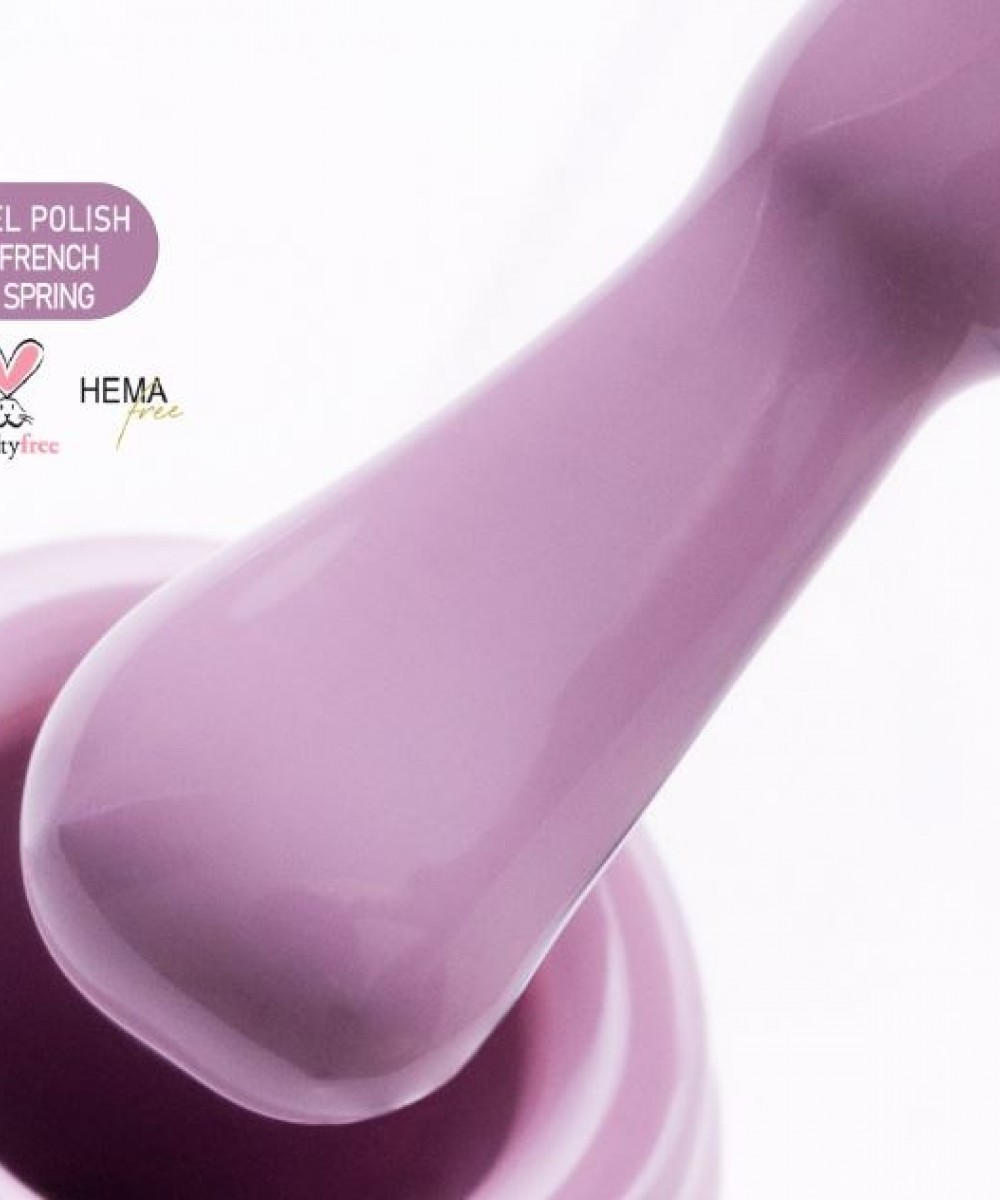 Alezori Ημιμόνιμο Βερνίκι Νυχιών Gel Polish French Spring -Hema Free, 15ml