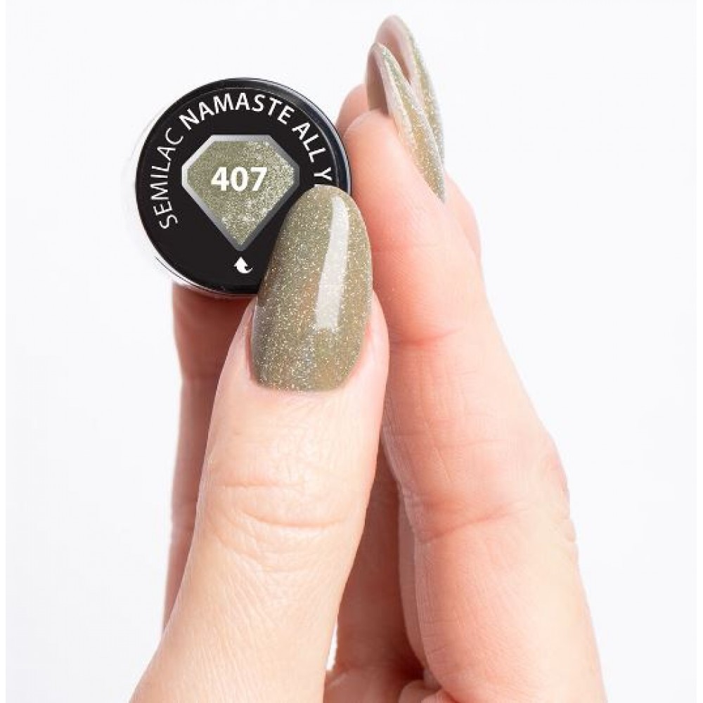 Semilac Ημιμόνιμο Βερνίκι Νυχιών 407 Namaste All Year, 7 ml