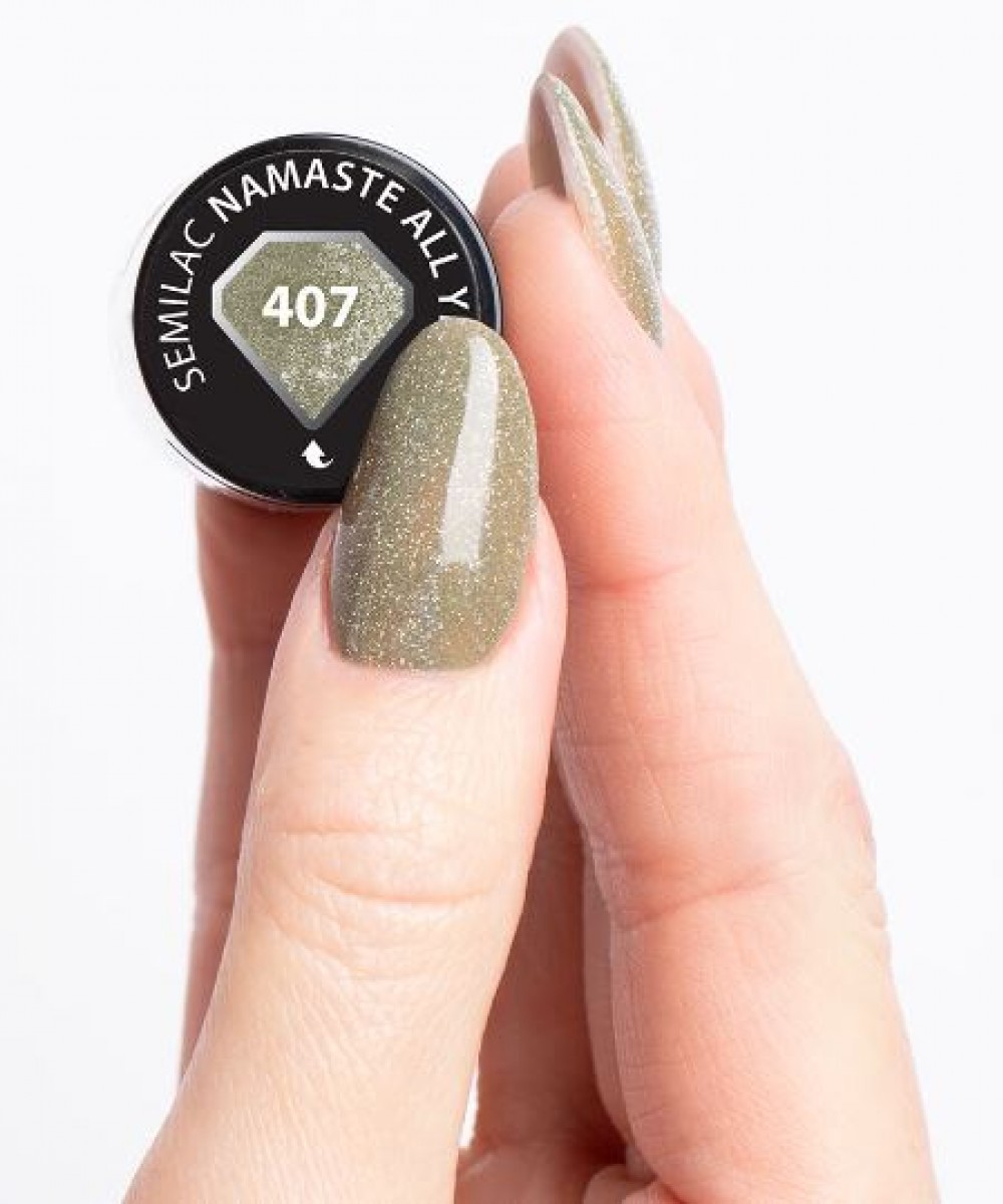 Semilac Ημιμόνιμο Βερνίκι Νυχιών 407 Namaste All Year, 7 ml