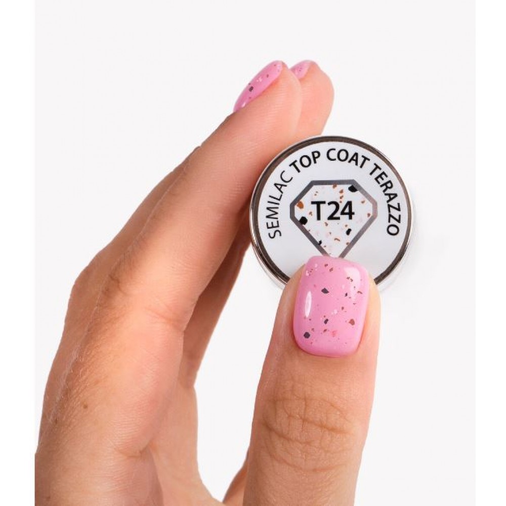 Semilac Top Coat Terazzo (T24),  7ml