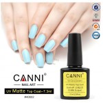 Canni Ημιμόνιμο Βερνίκι Νυχιών Top Coat Matte ,7.3ml