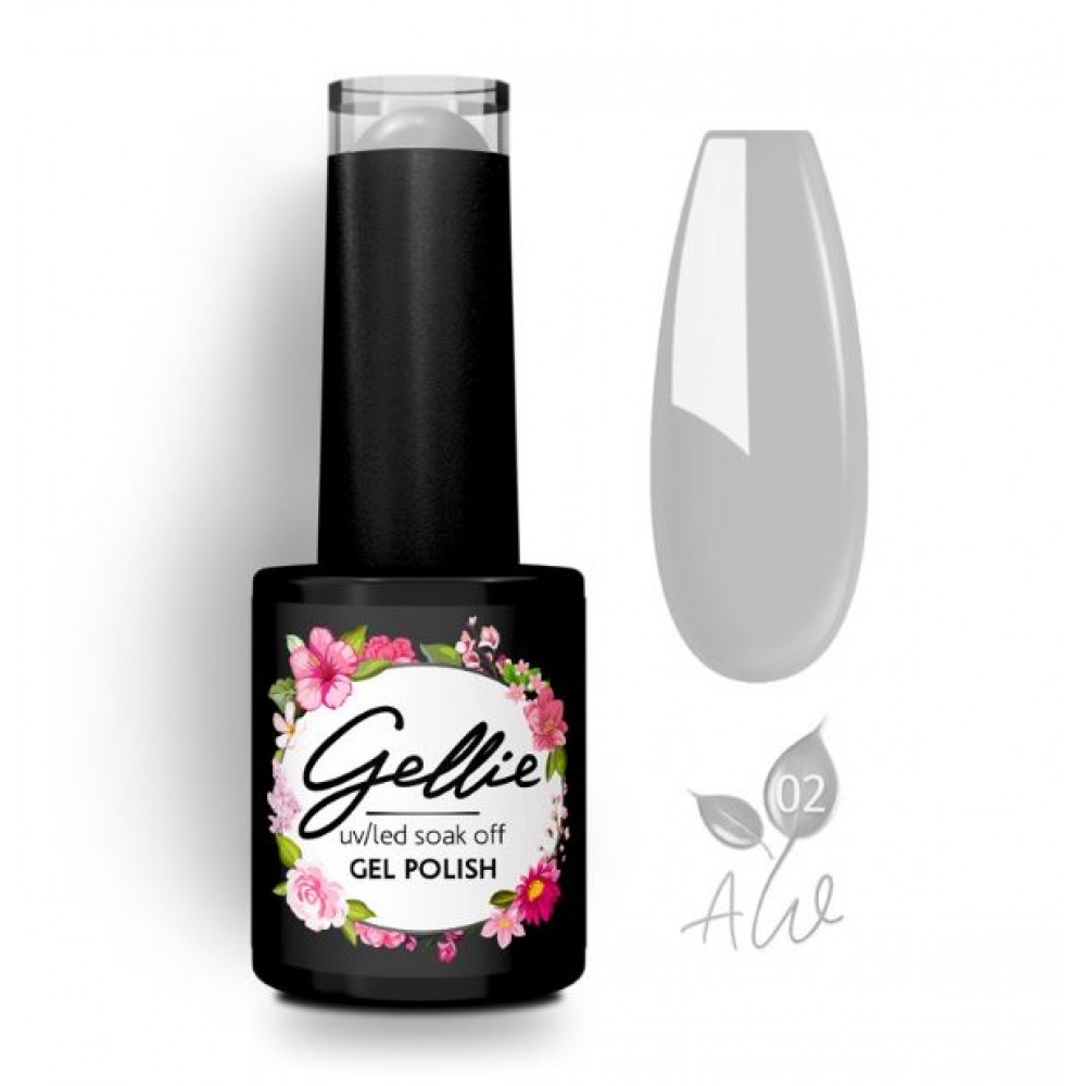 Gellie Ημιμόνιμο Βερνίκι Νυχιών AW 02, 10ml
