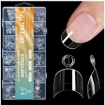 Soft Gel Tips French Half-Cover #02 600Pcs Soft Gel Tips French Half-Cover #02 600Pcs