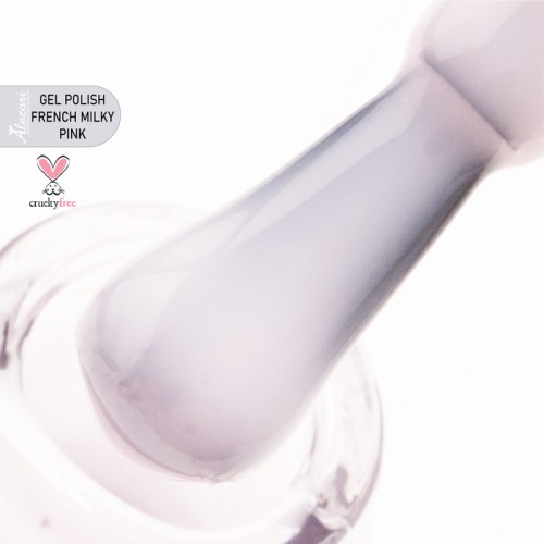 Alezori Ημιμόνιμο Βερνίκι Νυχιών Gel Polish French Milky Pink ,15ml