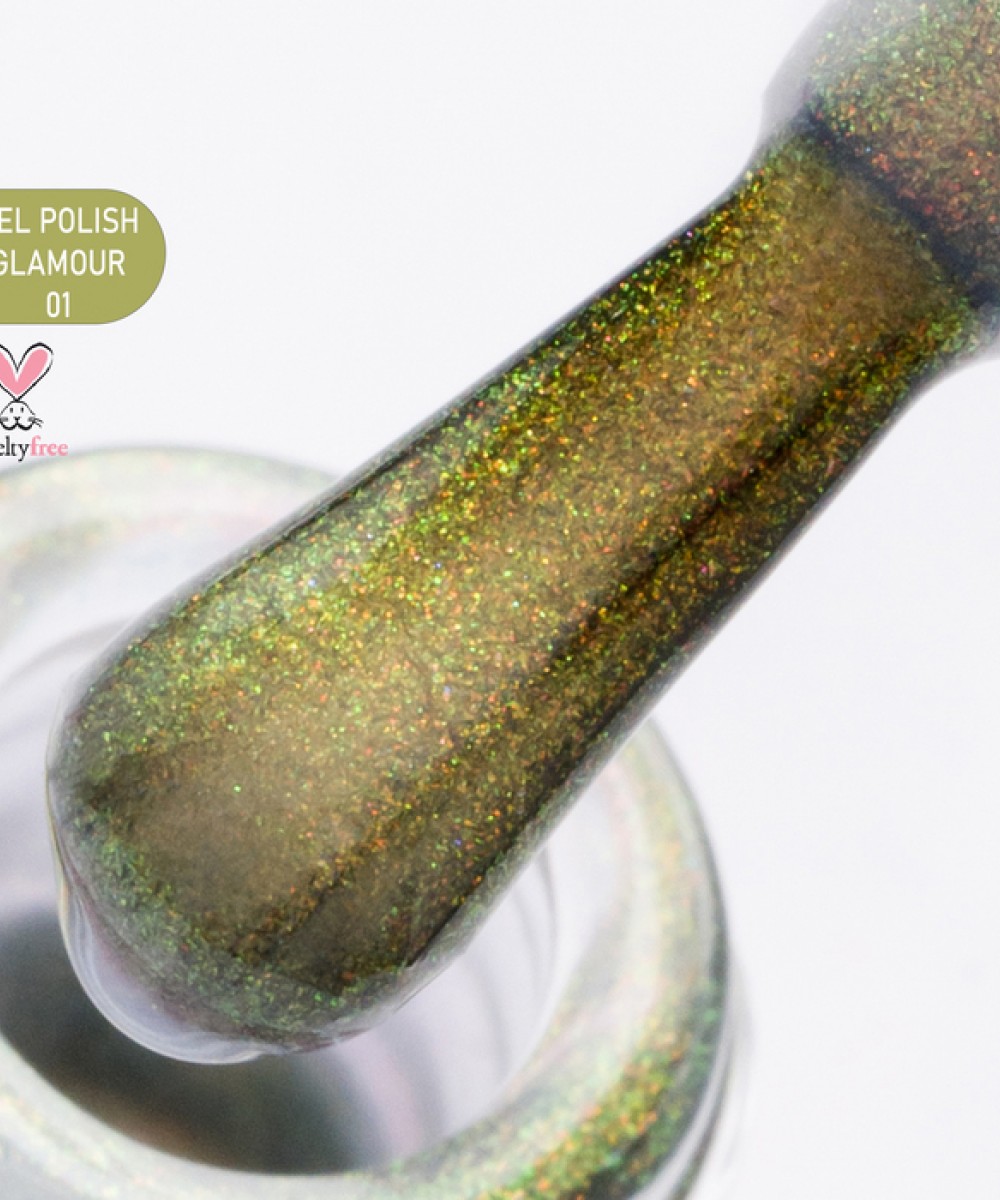 Alezori Ημιμόνιμο Βερνίκι Νυχιών Gel Polish Glamour 01 (№3650_Shimmer) Mermaids Effect ,15ml