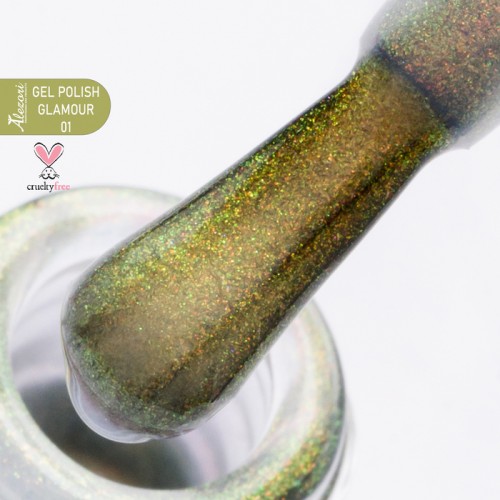 Alezori Ημιμόνιμο Βερνίκι Νυχιών Gel Polish Glamour 01 (№3650_Shimmer) Mermaids Effect ,15ml