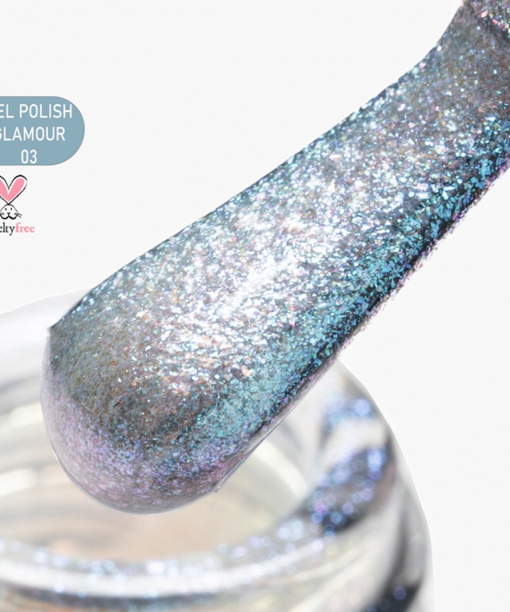 Alezori Ημιμόνιμο Βερνίκι Νυχιών Gel Polish Glamour 03 (№578_Shimmer) Mermaids Effect ,15ml
