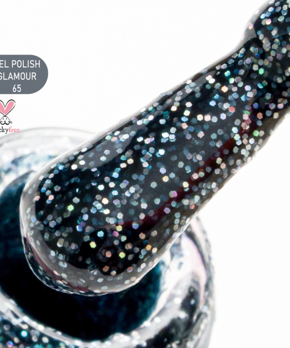Alezori Ημιμόνιμο Βερνίκι Νυχιών Gel Polish Glamour 65 (№541_Glitter) ,15ml *