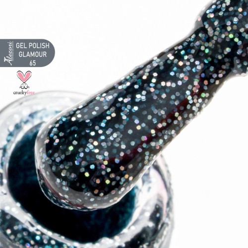 Alezori Ημιμόνιμο Βερνίκι Νυχιών Gel Polish Glamour 65 (№541_Glitter) ,15ml *