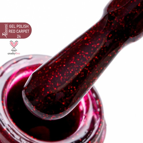 Alezori Ημιμόνιμο Βερνίκι Gel Polish Red Carpet 24( №4000 Glitter) ,15ml