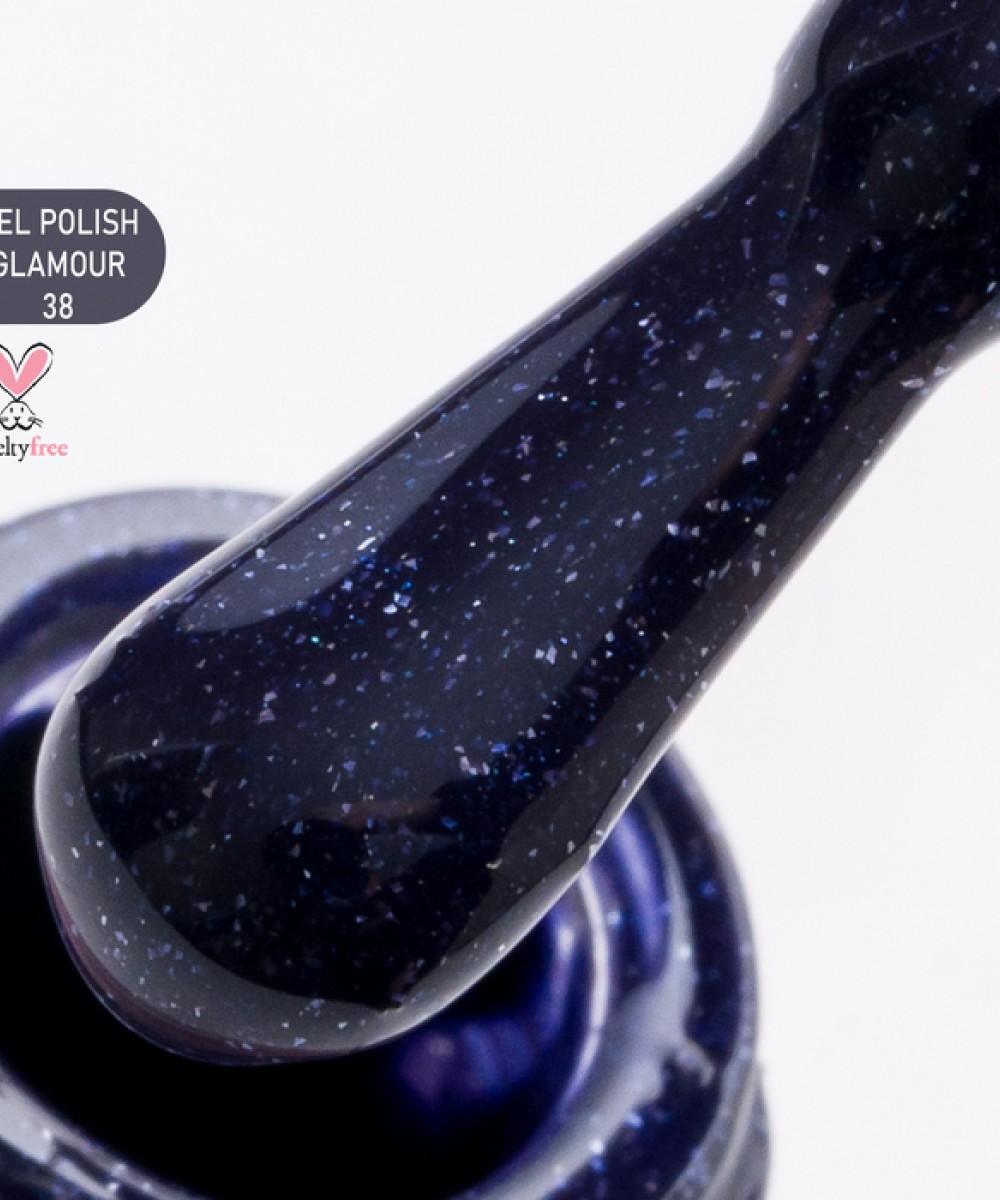 Alezori Ημιμόνιμο Βερνίκι Gel Polish Glamour 38 (№3753_Glitter) ,15ml